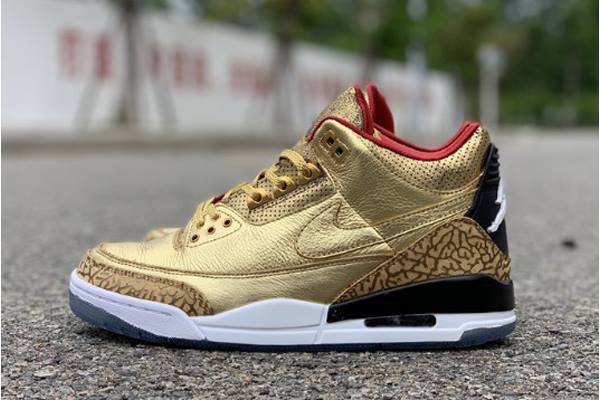 Tenisky Nike AJ3-933512 Air Jordan 3 JTH Gold Oscars Men Panske Zlate Slovensko | SK-EJRYIP459