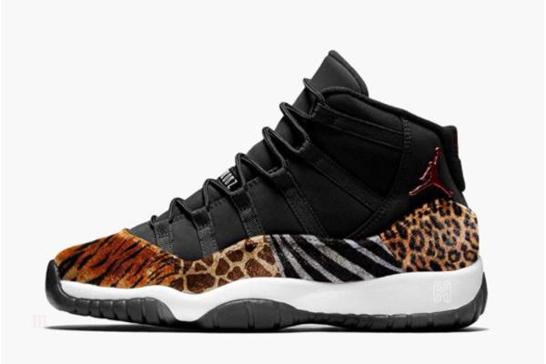 Tenisky Nike Air Jordan 11 Animal Panske Čierne Červené Biele Slovensko | SK-LBAVFQ745