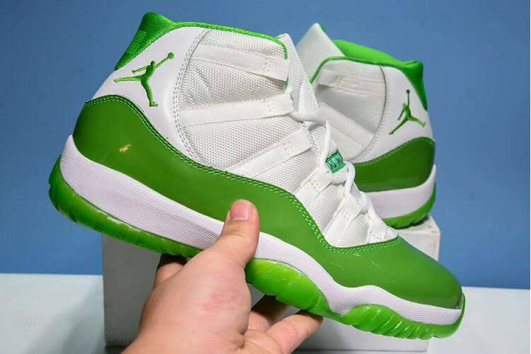 Tenisky Nike Air Jordan 11 Apple Panske Zelene Biele Slovensko | SK-ASFBUJ716