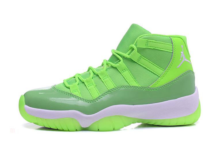 Tenisky Nike Air Jordan 11 GS Neon Panske Zelene Slovensko | SK-YIKZFM504