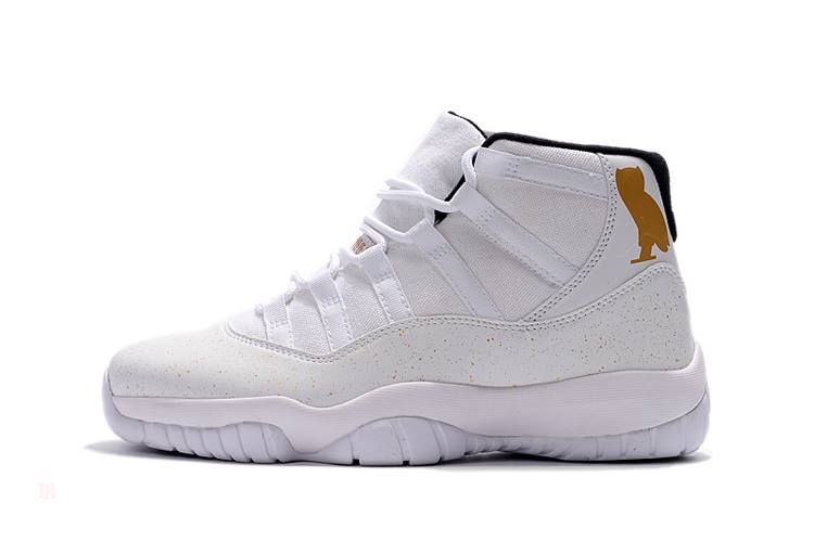 Tenisky Nike Air Jordan 11 OVO Panske Biele Zlate Slovensko | SK-ZFNTDW125