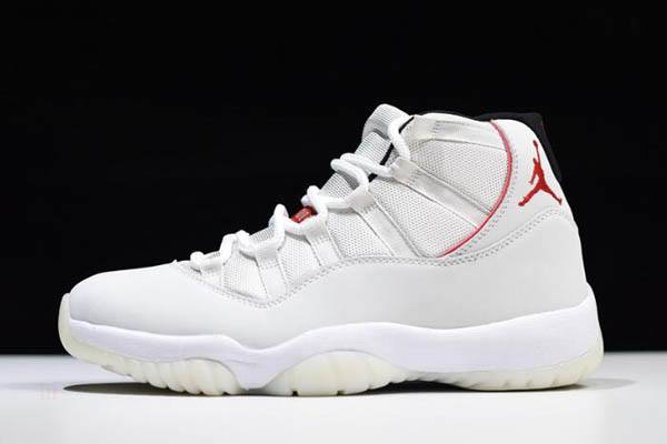 Tenisky Nike Air Jordan 11 Platinum Panske Platina Červené Slovensko | SK-FWYQZP062