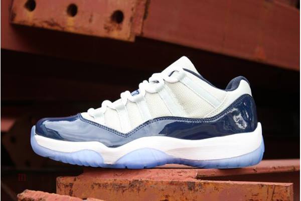 Tenisky Nike Air Jordan 11 Retro Low Georgetown Panske Siva Biele Námornícka Modrá Slovensko | SK-BEVLKQ412
