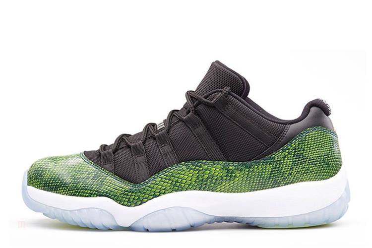 Tenisky Nike Air Jordan 11 Retro Low Panske Zelene Čierne Biele Slovensko | SK-MYZQTI094