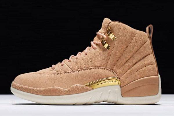 Tenisky Nike Air Jordan 12 GS Panske Hnede Metal Zlate Slovensko | SK-ALQWMF347