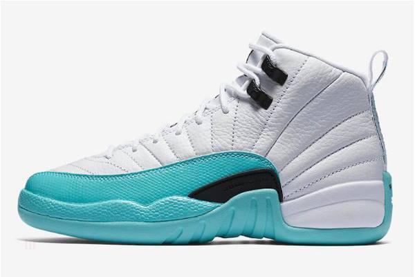Tenisky Nike Air Jordan 12 GS Panske Tyrkysové Biele Tyrkysové Čierne Slovensko | SK-VDHOMC672