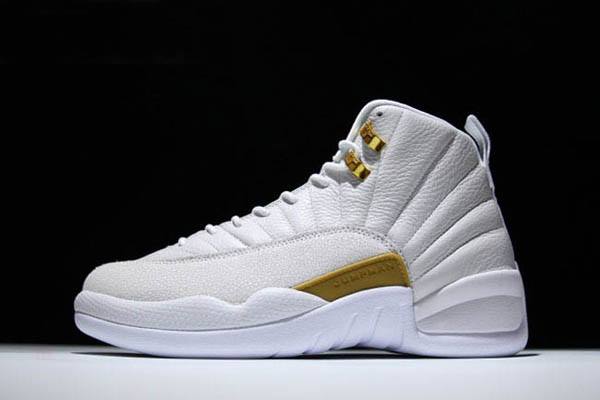 Tenisky Nike Air Jordan 12 OVO Panske Biele Metal Zlate Biele Slovensko | SK-BQJVSF057