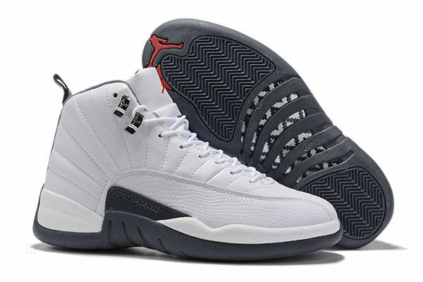 Tenisky Nike Air Jordan 12 Panske Siva Biele Červené Slovensko | SK-LYAVKD904