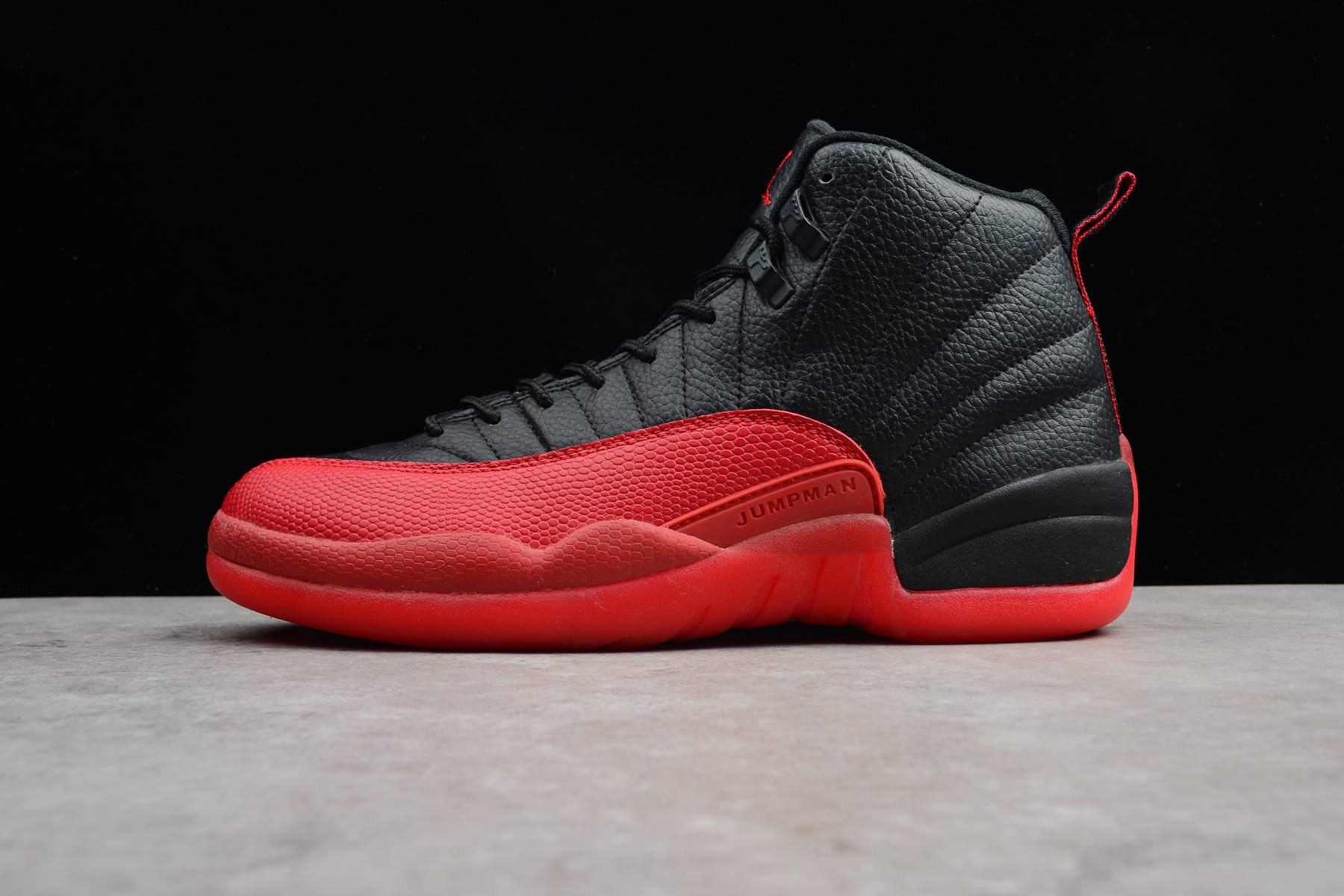 Tenisky Nike Air Jordan 12 Retro Flu Game Panske Čierne Červené Slovensko | SK-QIBPHC973