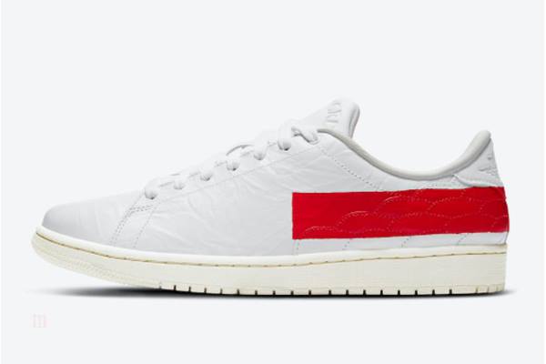 Tenisky Nike Air Jordan 1 Centre Court Panske Biele Červené Slovensko | SK-WQLJNH719