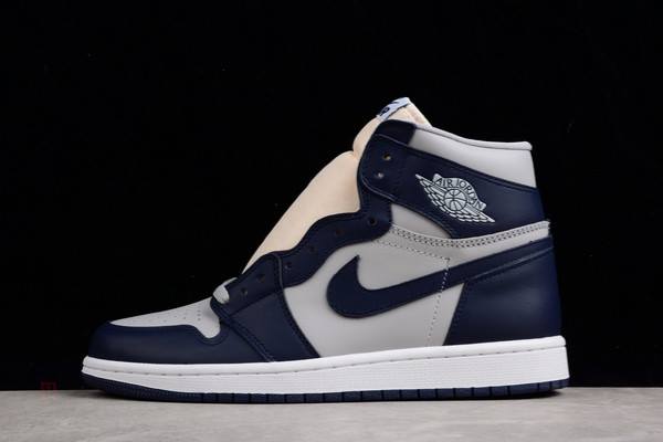 Tenisky Nike Air Jordan 1 High 85 Georgetown Panske Modre Slovensko | SK-BGJQLZ548