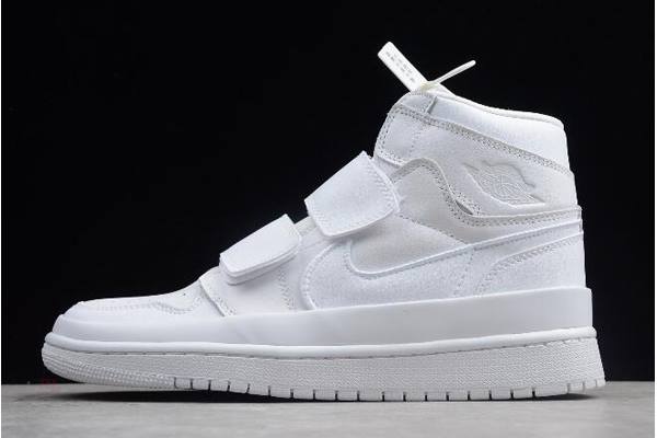 Tenisky Nike Air Jordan 1 High Double Remienkove Panske Biele Slovensko | SK-CSNIPD293