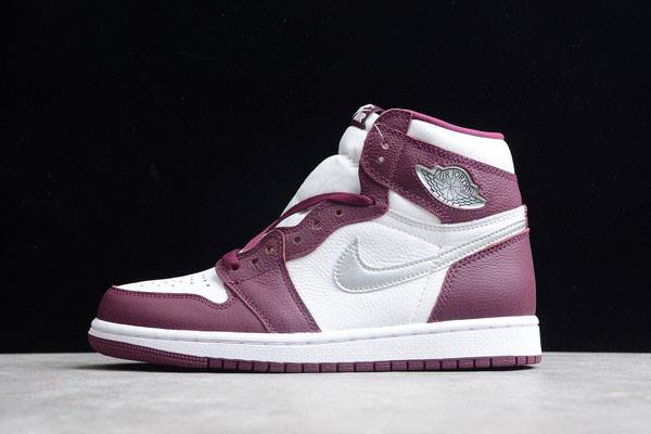 Tenisky Nike Air Jordan 1 High OG Panske Bordove Slovensko | SK-CGINAH835