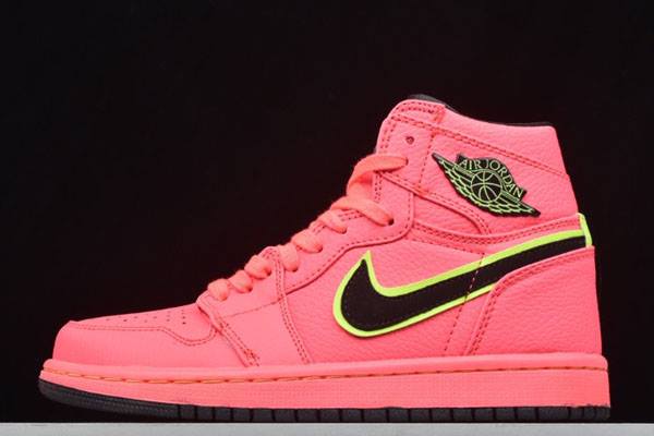 Tenisky Nike Air Jordan 1 High Premium Punch Panske Ruzove Slovensko | SK-GQMIBZ603