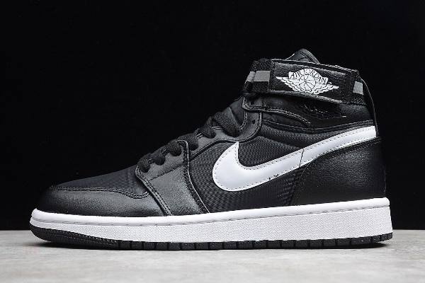 Tenisky Nike Air Jordan 1 High Remienkove Panske Čierne Siva Biele Slovensko | SK-XTLQIE806