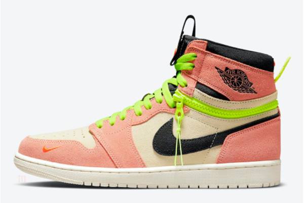Tenisky Nike Air Jordan 1 High Switch Panske Krém Koralove Čierne Slovensko | SK-LODFGI650