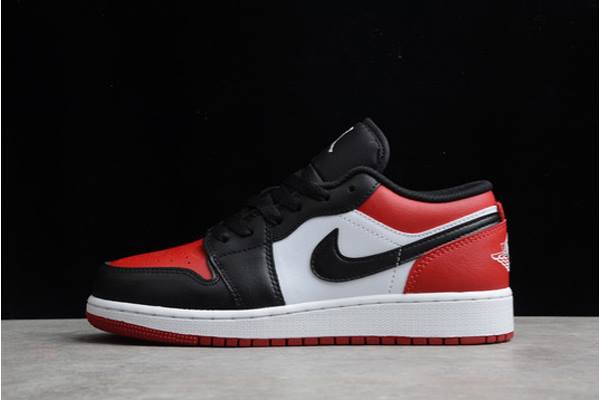 Tenisky Nike Air Jordan 1 Low Bred Spicou Panske Čierne Červené Slovensko | SK-GATYKD861