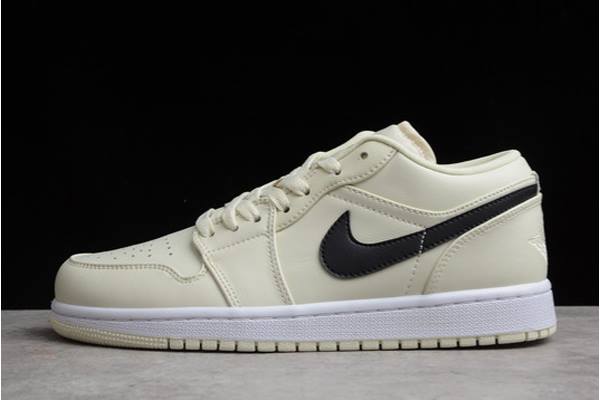 Tenisky Nike Air Jordan 1 Low Coconut Milk Basketball Panske Béžové Slovensko | SK-HRIVYW489