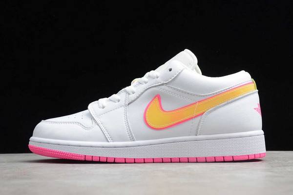 Tenisky Nike Air Jordan 1 Low Edge Glow GS Panske Biele Slovensko | SK-ICPALQ458