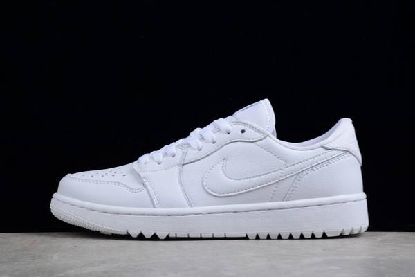 Tenisky Nike Air Jordan 1 Low Golfové Triple Panske Biele Slovensko | SK-OATMHI564