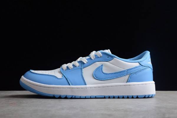 Tenisky Nike Air Jordan 1 Low Golfové UNC Panske Biele Modre Slovensko | SK-BFOXQR325