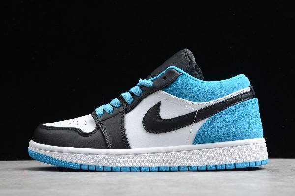 Tenisky Nike Air Jordan 1 Low Laser Panske Modre Čierne Modre Biele Slovensko | SK-DKOINF087