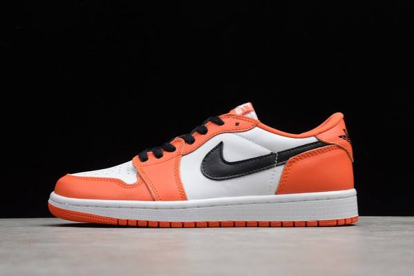 Tenisky Nike Air Jordan 1 Low OG Shattered Backboard Panske Biele Oranžové Slovensko | SK-LIAGBC028