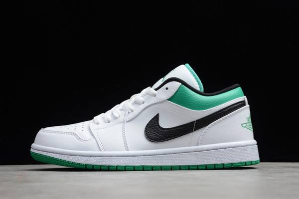 Tenisky Nike Air Jordan 1 Low Panske Biele Zelene Slovensko | SK-WGAPCM347