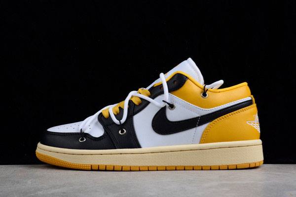 Tenisky Nike Air Jordan 1 Low Panske Biele Čierne Slovensko | SK-WNSXFP356