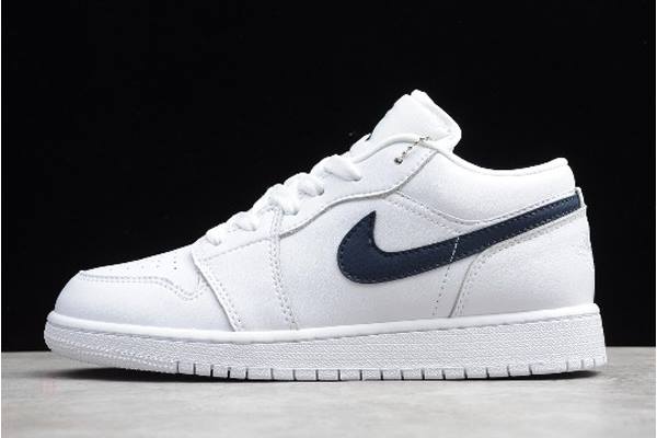 Tenisky Nike Air Jordan 1 Low Panske Biele Obsidian Slovensko | SK-XGKRHP854
