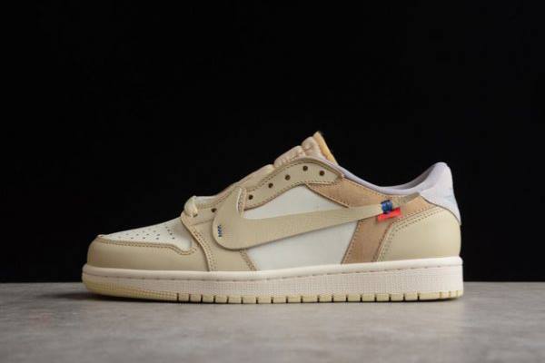 Tenisky Nike Air Jordan 1 Low Panske Béžové Biele Slovensko | SK-JWSMUO518