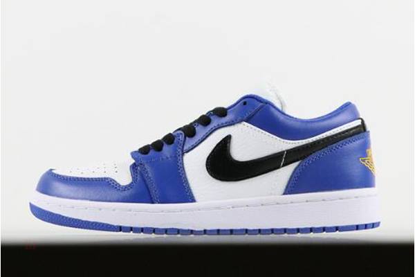 Tenisky Nike Air Jordan 1 Low Panske Kráľovská Modrá Biele Oranžové Slovensko | SK-SIQFOV689