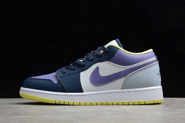 Tenisky Nike Air Jordan 1 Low Panske Nachový Biele Námornícka Modrá Slovensko | SK-GJLXAQ679
