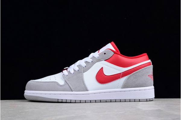 Tenisky Nike Air Jordan 1 Low Panske Siva Červené Slovensko | SK-OIUWCE630