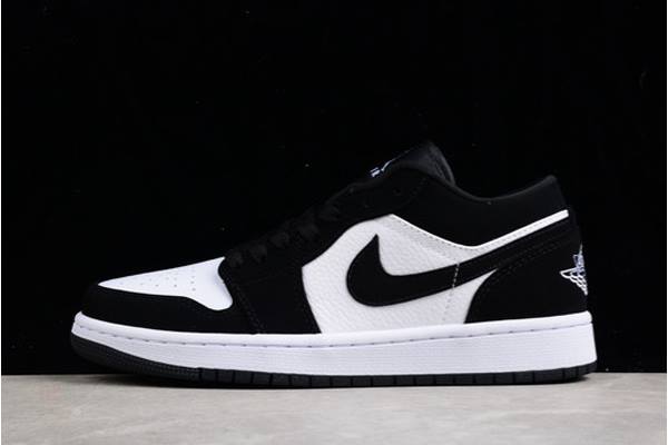 Tenisky Nike Air Jordan 1 Low Panske Čierne Biele Slovensko | SK-YCQEIK215