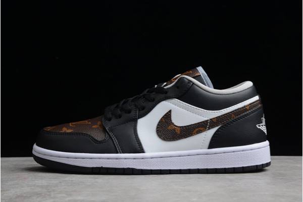 Tenisky Nike Air Jordan 1 Low Panske Čierne Biele Hnede Slovensko | SK-YVRQNG029