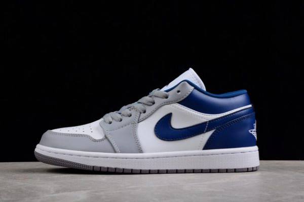 Tenisky Nike Air Jordan 1 Low Stealth French Panske Modre Biele Siva Modre Slovensko | SK-IWLJXT842