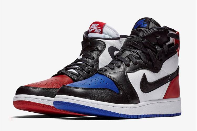 Tenisky Nike Air Jordan 1 Rebel Top 3 Damske Biele Čierne Červené Kráľovská Modrá Slovensko | SK-IDUNVX150