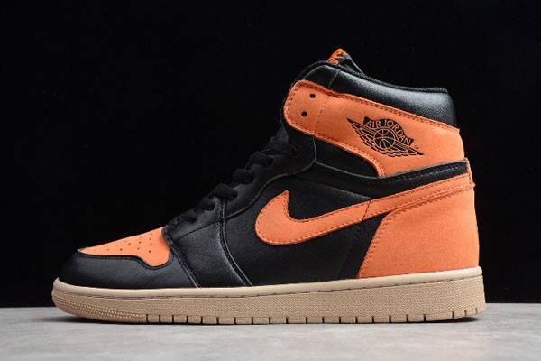 Tenisky Nike Air Jordan 1 Retro High OG Panske Čierne Oranžové Slovensko | SK-LPKJCH821