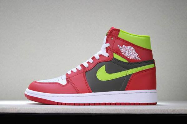 Tenisky Nike Air Jordan 1 Retro High OG Damske Biele Červené Zelene Slovensko | SK-LZHXQS416