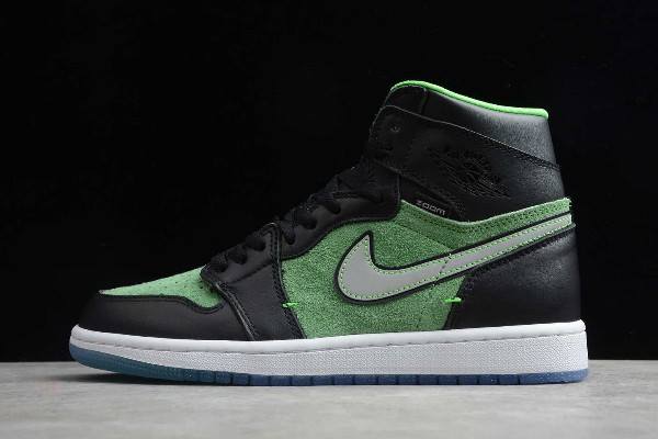 Tenisky Nike Air Jordan 1 Retro High Zoom Panske Čierne Zelene Slovensko | SK-NRDAEZ015