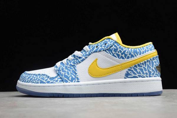 Tenisky Nike Air Jordan 1 Retro Low West Coast Panske Biele Modre Slovensko | SK-XPKARB357
