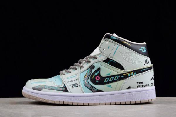 Tenisky Nike Air Jordan 1 Stredne AJ1 Play Video Panske Zelene Slovensko | SK-OTPXHK645