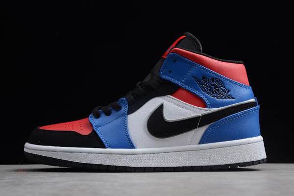 Tenisky Nike Air Jordan 1 Stredne AJ1 Top 3 Panske Modre Červené Slovensko | SK-CJUIMX631