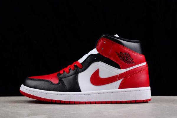 Tenisky Nike Air Jordan 1 Stredne Bred Spicou Panske Červené Čierne Slovensko | SK-ORXQTE670