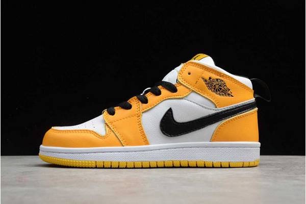 Tenisky Nike Air Jordan 1 Stredne Chlapcenske Žlté Slovensko | SK-EXWSUD502
