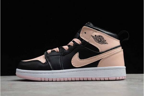 Tenisky Nike Air Jordan 1 Stredne Chlapcenske Čierne Červené Slovensko | SK-PMSDTV809