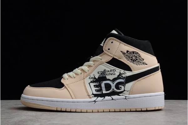 Tenisky Nike Air Jordan 1 Stredne EDG Panske Oranžové Čierne Biele Slovensko | SK-HWIZFG038