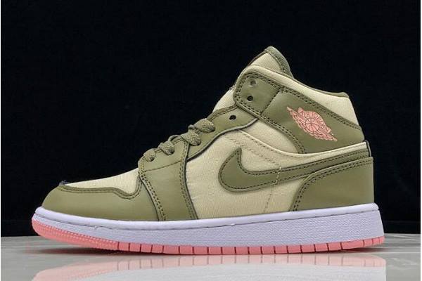 Tenisky Nike Air Jordan 1 Stredne GS Panske Koralove Hnede Slovensko | SK-CQBYLX479