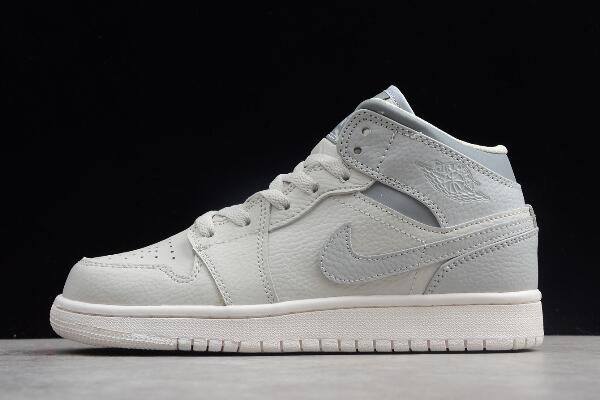 Tenisky Nike Air Jordan 1 Stredne GS Panske Béžové Siva Slovensko | SK-ENUCAF190